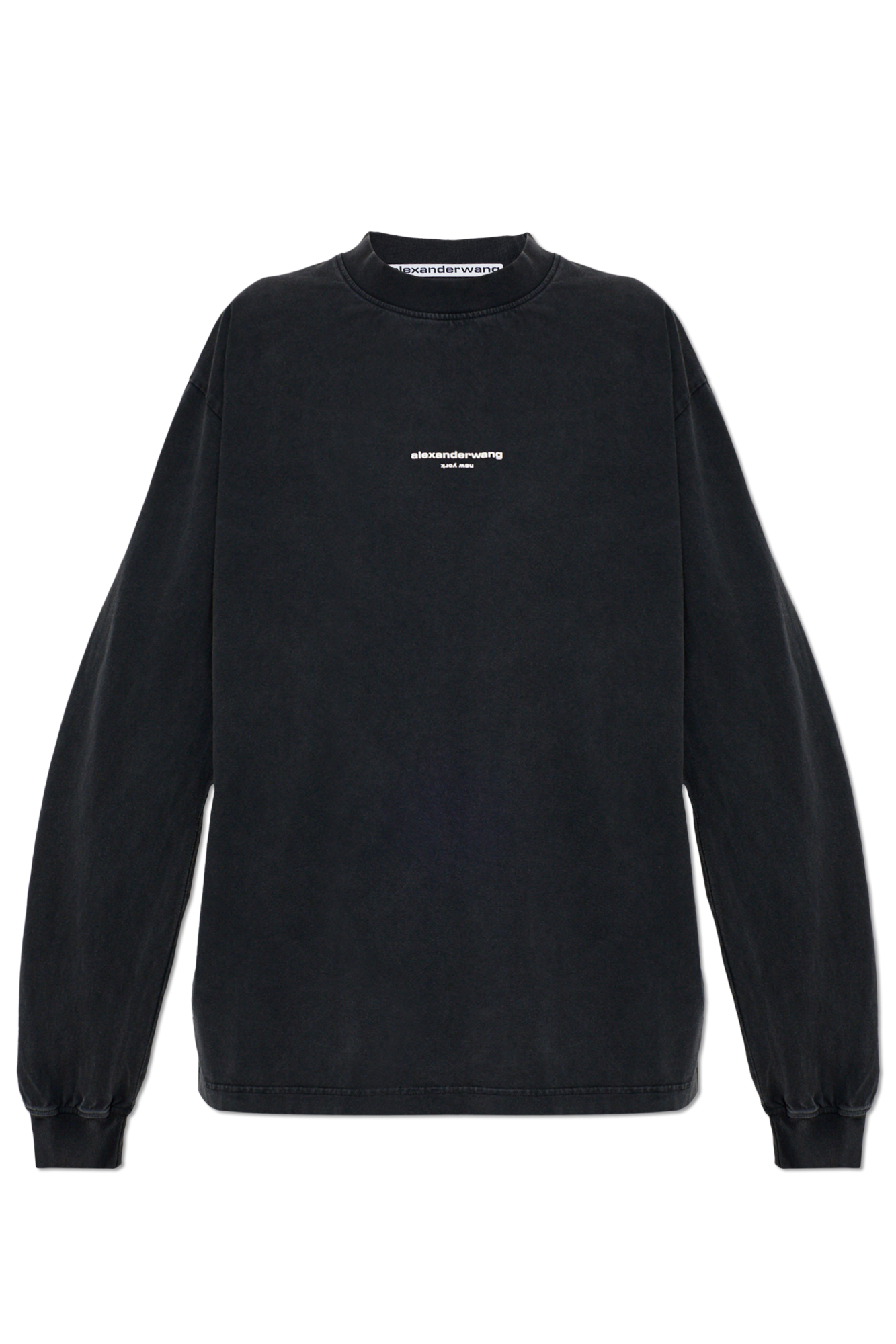 Black T-shirt with logo Alexander Wang - Vitkac AS